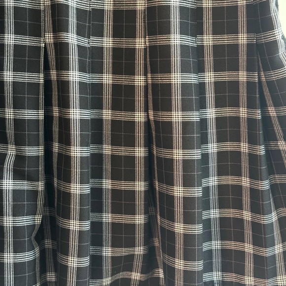 Divided Black & White Plaid  Mini Dress - Picture 4 of 7